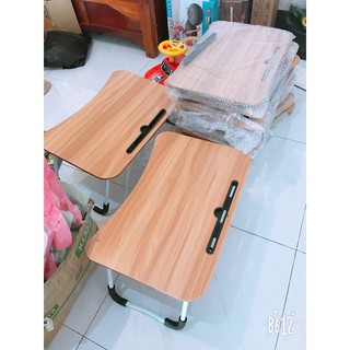 Bàn gấp gọn thông minh Vân Gỗ sang trọng