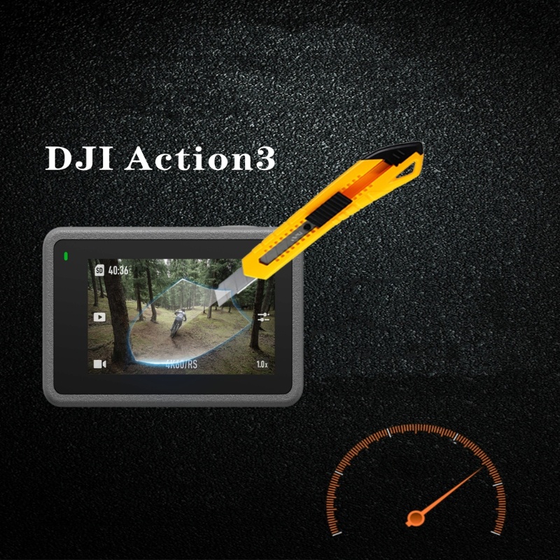 Miếng Dán Bảo Vệ Ống Kính Camera Trước Sau Chống Trầy Xước Cho Action 3