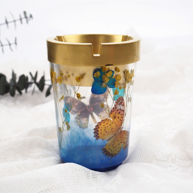 Khuôn Silicone Làm Gạt Tàn Thuốc Lá 3 Ngăn Tiện Dụng