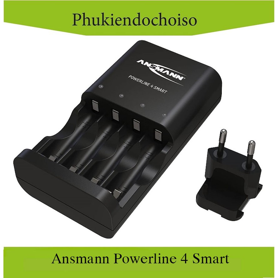 Bộ sạc thông minh Ansmann Powerline 4 Smart