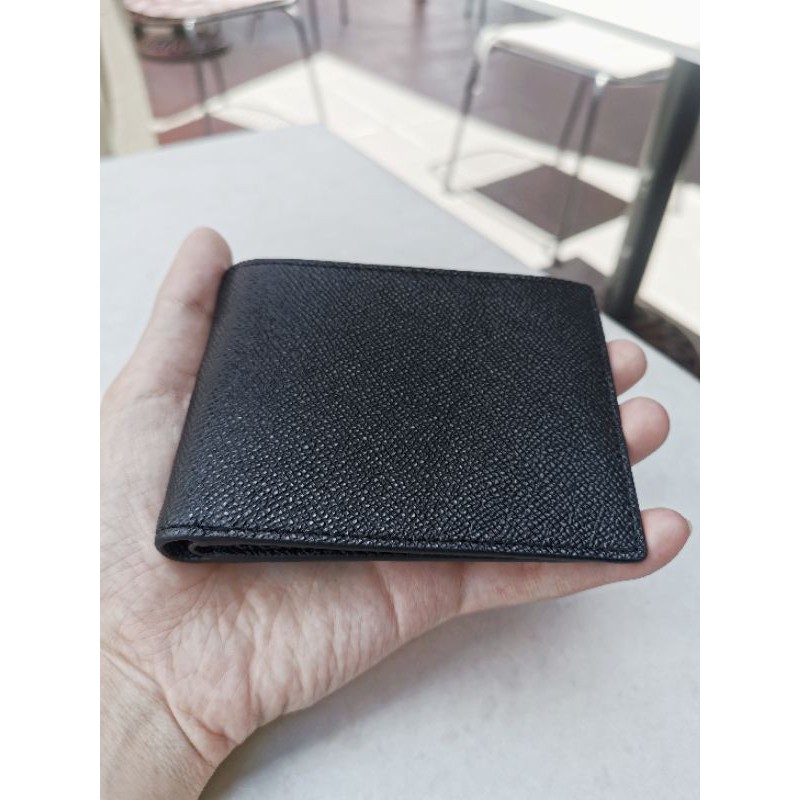 Ví Ngang Mini Đen-  Da Bò Epsom 100%- Giảm 20k khi Follow Shop