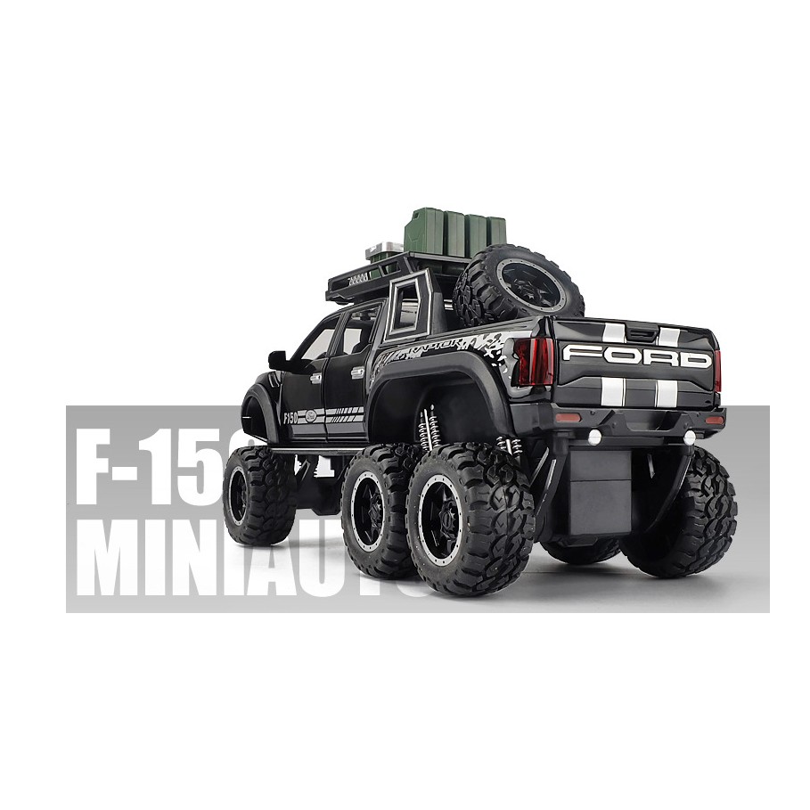 Mô hình xe Ford F150 Raptor 6x6 tỉ lệ 1:28