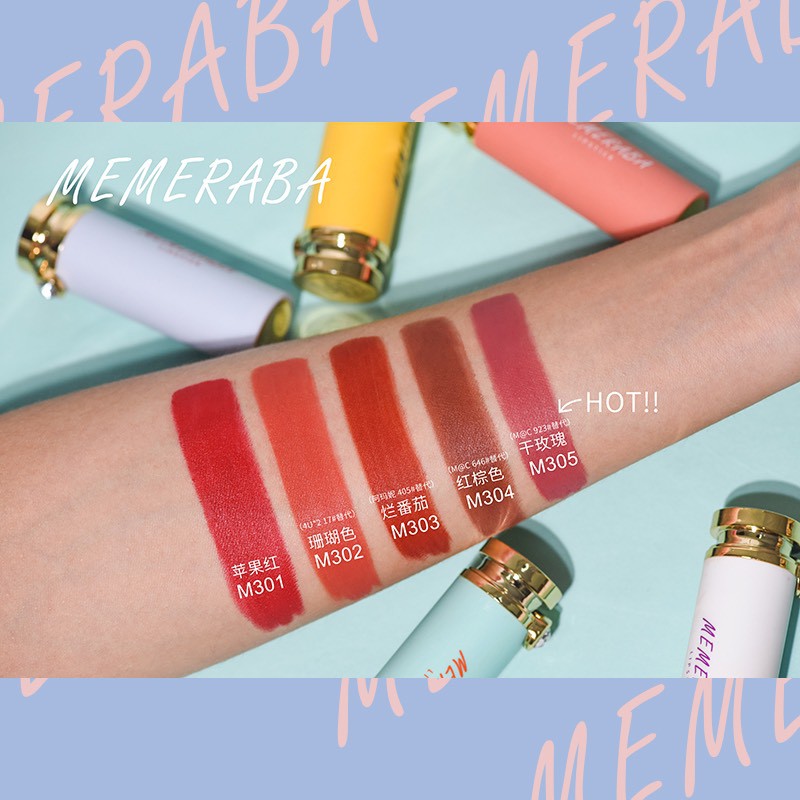 Son thỏi lì Memeraba Feeling Color Lipstick hàng nội địa Trung chính hãng | BigBuy360 - bigbuy360.vn