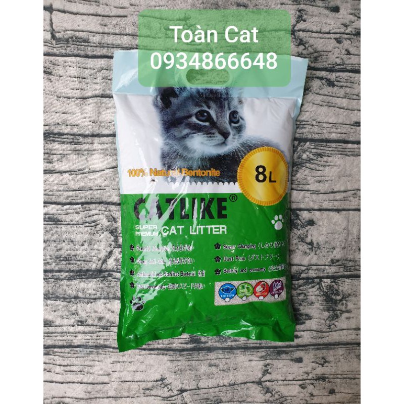 Cát vệ sinh cho mèo Cat Like 8l - Tải 6 túi