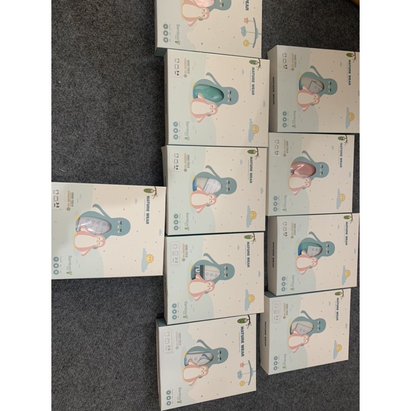 thanh lý size to Bộ quần áo cài vai cộc tay cho bé Nature Ưear từ 2-3y và 3-4y