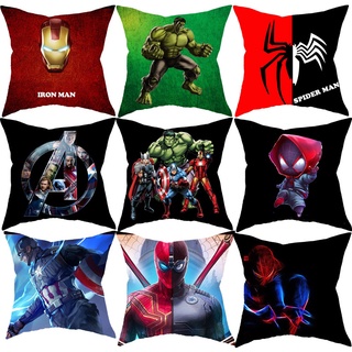 Vỏ gối in hình siêu anh hùng marvel 45x45