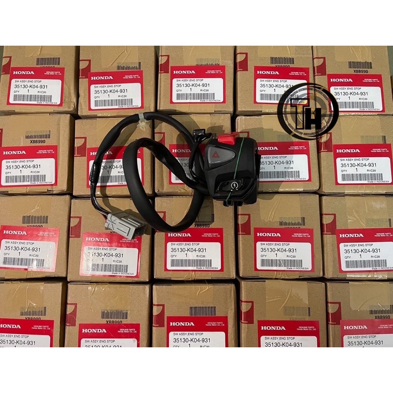 Cùm công tắc phải CB1100 nhập Indo gắn Vario, Click, Sonic, Satria, Exciter 150, Sirius chính hãng Honda