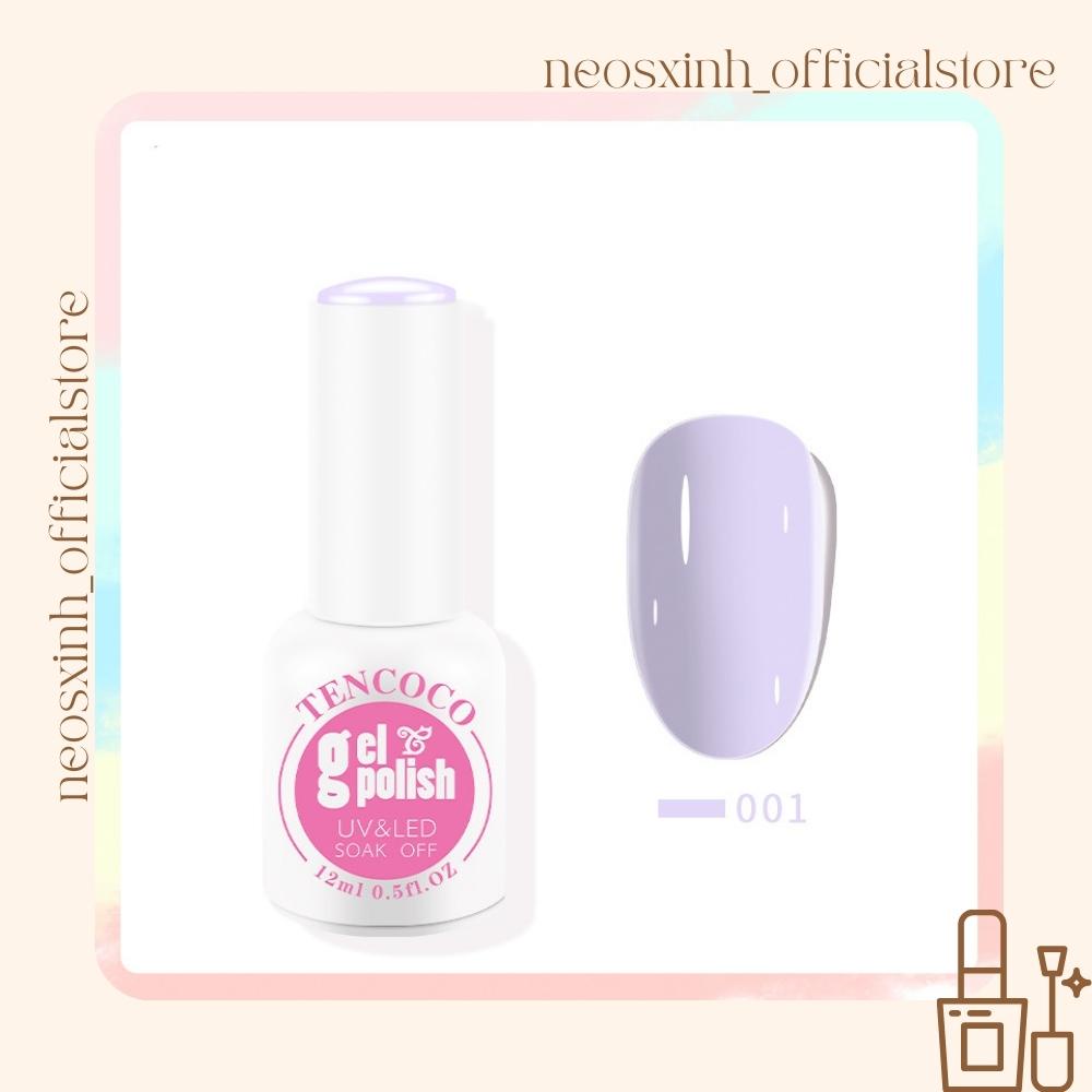 Sơn Gel Tencoco Macaron 12ml Màu Kẹo Pastel TENCOCO - Neosxinh Nails