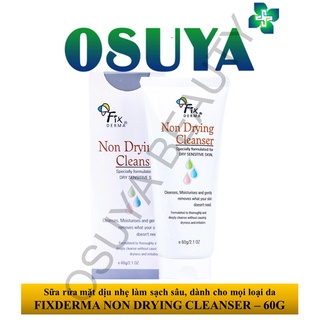 [ CHÍNH HÃNG ] Sữa Rửa Mặt Sáng Da, Làm Sạch Sâu, Dành Cho Mọi Loại Da - FIXDERMA NON DRYING CLEANSER – 60G