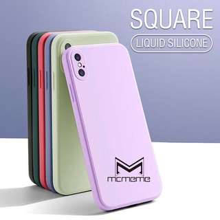 Ốp lưng dẻo cạnh vuông Vỏ bao Ốp lưng Chất lỏng For IPhone 11 Pro X XS Max Xr 8 7 6 Plus