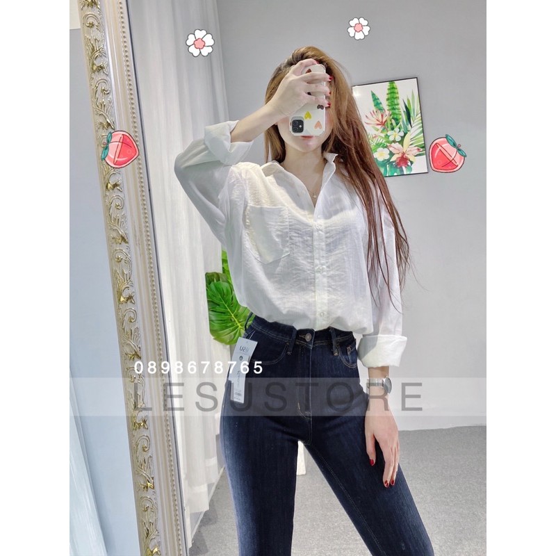 ẢNH TỰ CHỤP Áo sơ mi dáng rộng