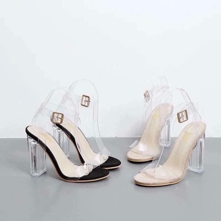 [MẪU_MỚI]_ GIÀY CAO GÓT QUẤN DÂY TRONG SUỐT  9 PHÂN cao cấp [CÓ SẴN]