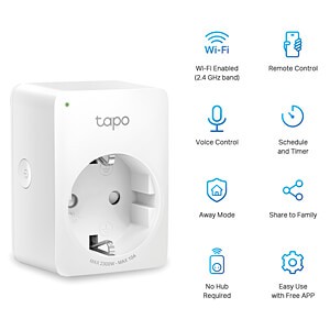 Ổ cắm điện Wifi thông minh TP-Link Tapo P100 - BH 12 tháng