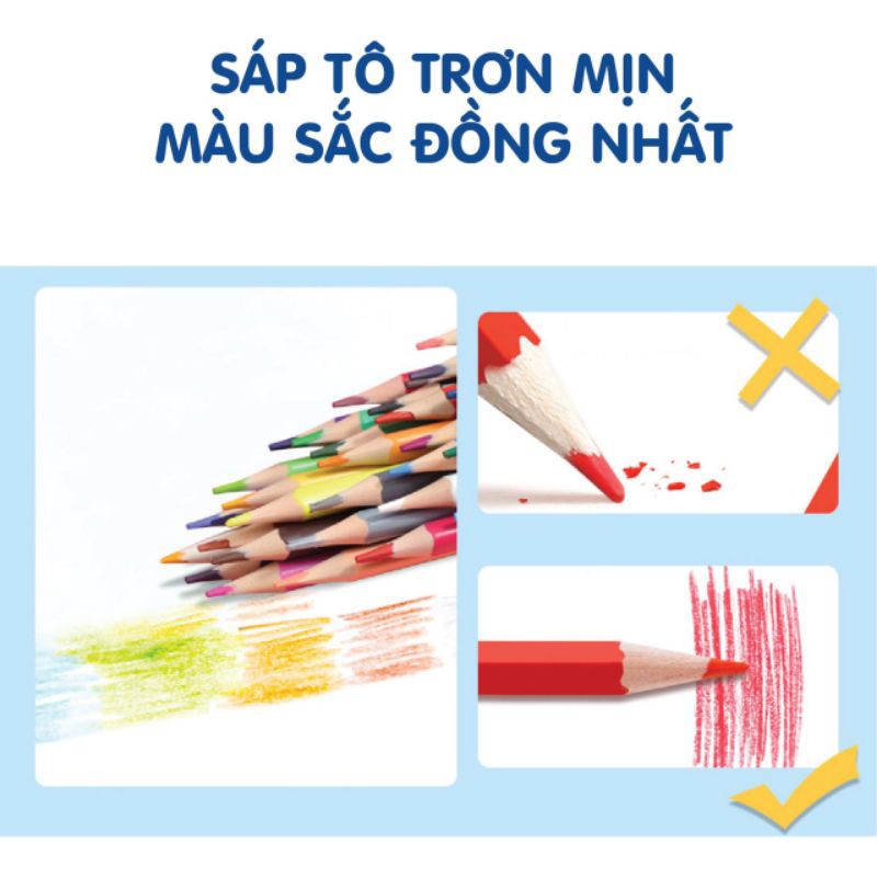 Bút chì màu UEK giúp trau dồi thẩm mỹ cho bé 🥰