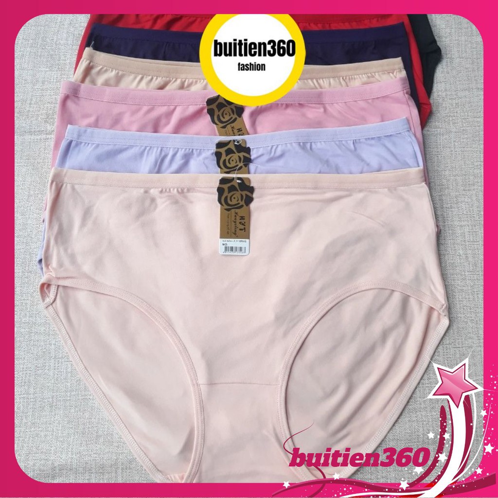 Quần lót nữ bigsize 4XL 5XL lưng cao cotton chất đẹp cho người già trẻ béo mập 70kg 80kg 90kg 100kg (Q3081)