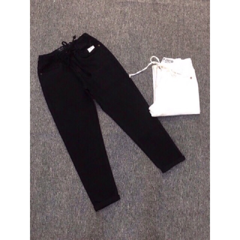 QUẦN JEANS BAGGY LƯNG THUN XUẤT KHẨU