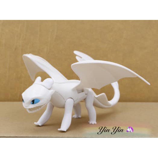 Cặp mô hình rồng Toothless và Light Fury