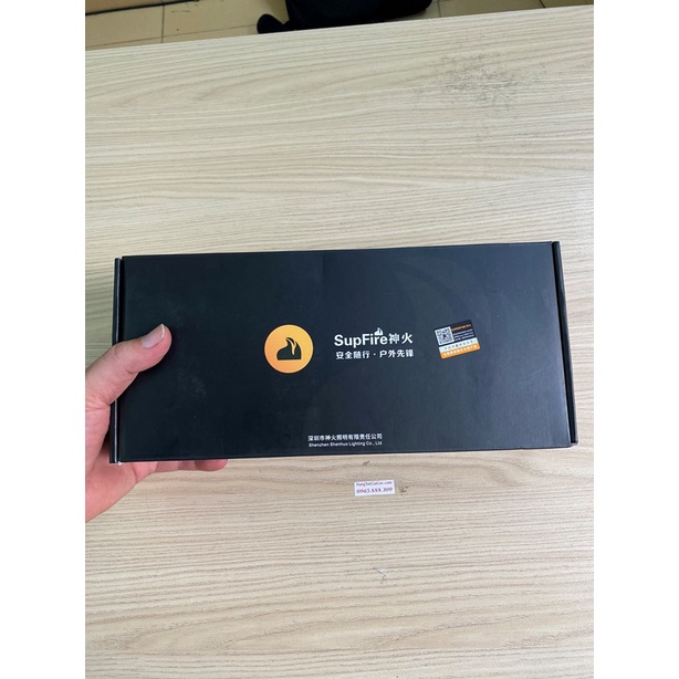 Đèn pin siêu sáng Supfire L3 zoom xa gần, bóng led P90 cao cấp 36W, siêu sáng và pin khỏe –