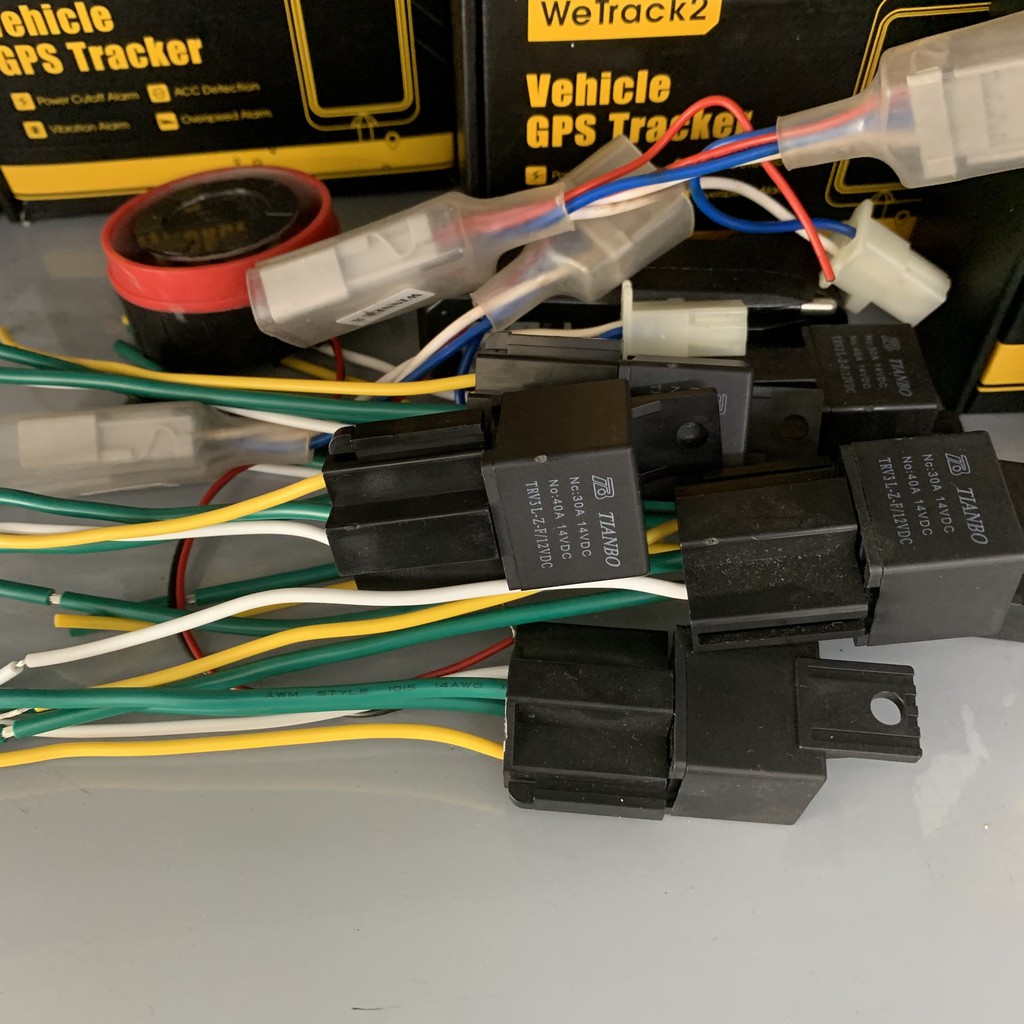 Rơ Le  TIANBO 12V 40A 5 chân có giắc cấm