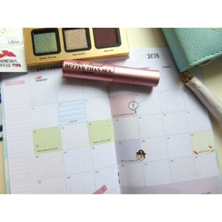 Tách set phấn mắt Too Faced Pretty Little Planner + mascara + túi