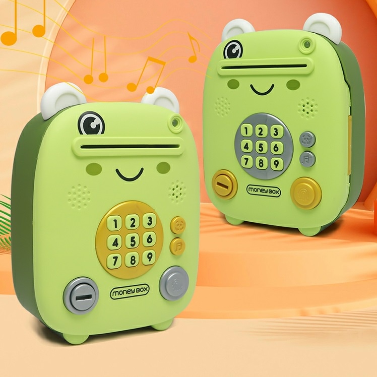 Két Sắt Mini Cho Bé Két Sắt Đựng Tiền Tiết Kiệm Có Nhạc Nhiều Màu Dễ Thương K1