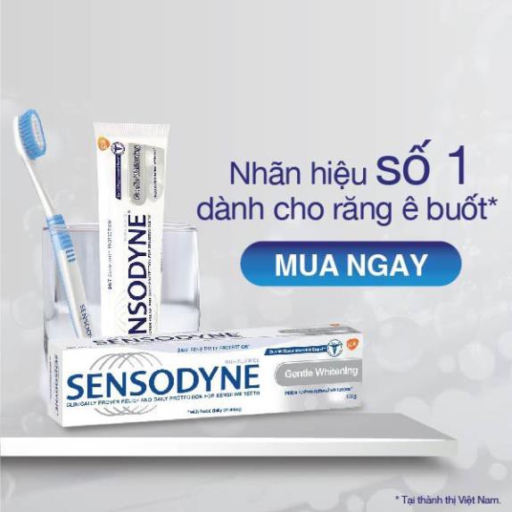 [Kèm quà] Kem đánh răng Sensodyne Gentle Whitening 100G - Made in Thailan