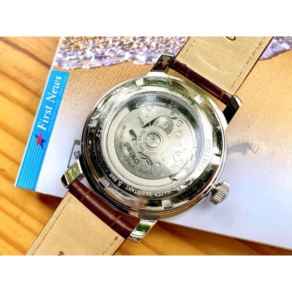 Đồng hồ nam chính hãng Seiko Presage SSA231K1 - Máy Cơ automatic - Kính Hardlex chống xước tốt