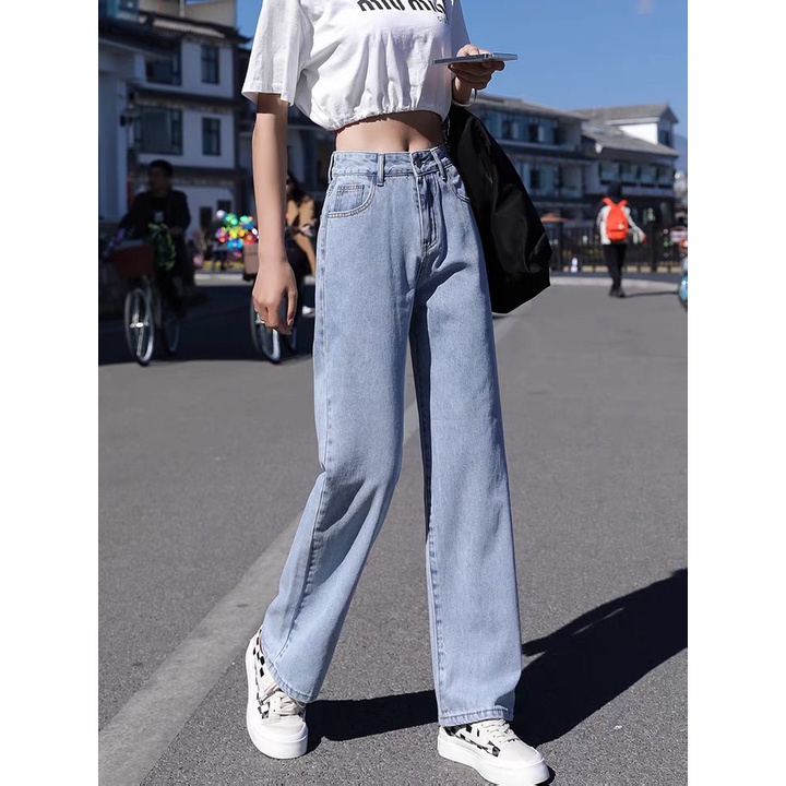 Quần Jeans Dáng Dài Size XXS XS Cho Nàng Eo 58