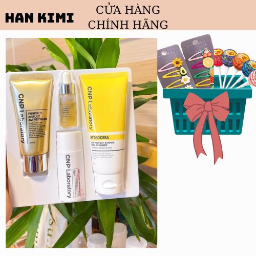 Set  dưỡng da keo ong CNP Hàn  tái tạo, phục hồi da CNP Laboratory Propolis Energy Ampule 5ml