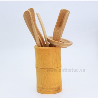 Bộ dụng cụ pha trà 6 món - Bộ phụ kiện bàn trà cao cấp