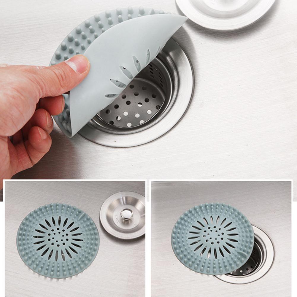 Silicone chìm Lọc lọc nước Ngăn chặn sàn Xả tóc Bồn tắm cắm | BigBuy360 - bigbuy360.vn