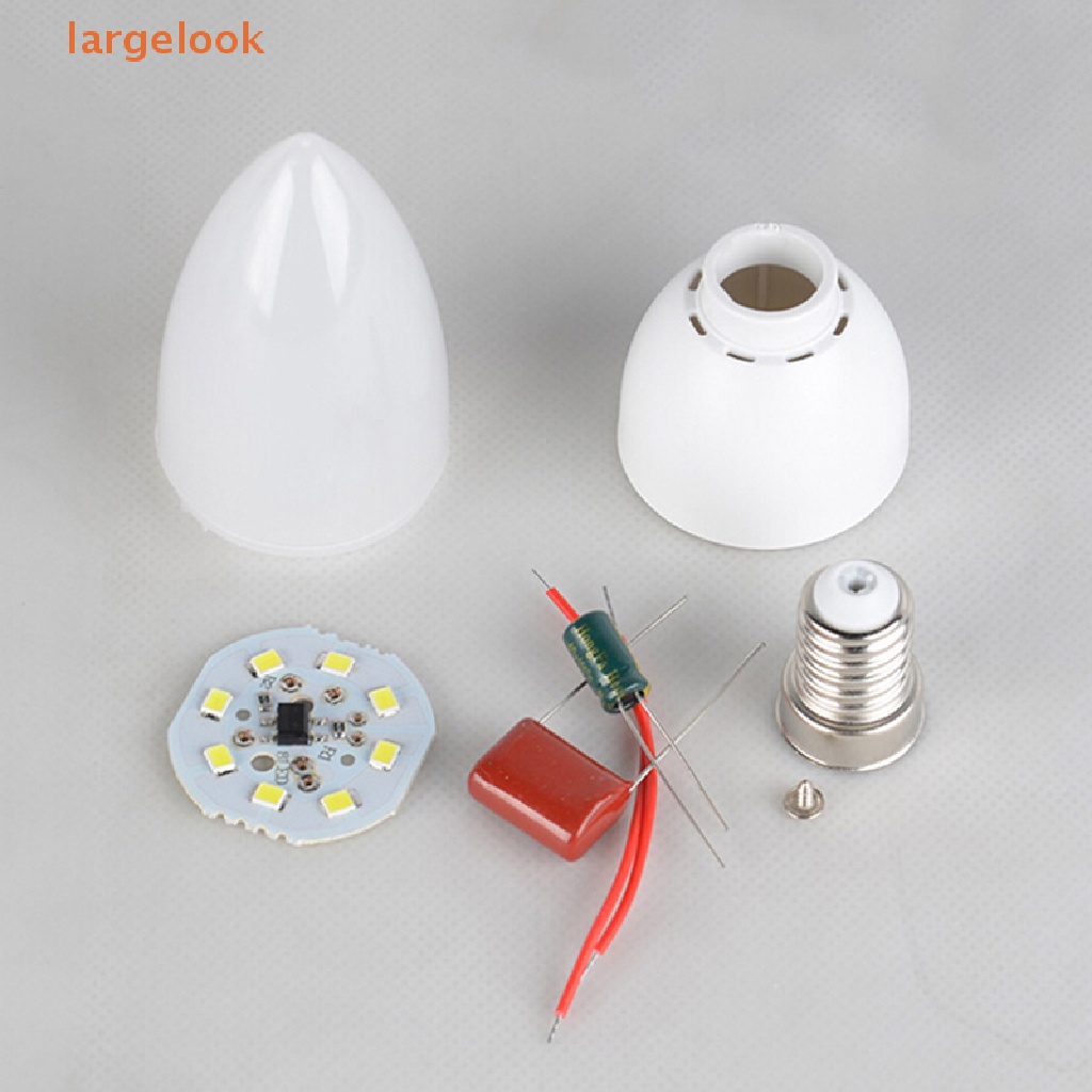 1 Bóng Đèn Led E14 E27 Ánh Sáng Trắng Ấm 8Led