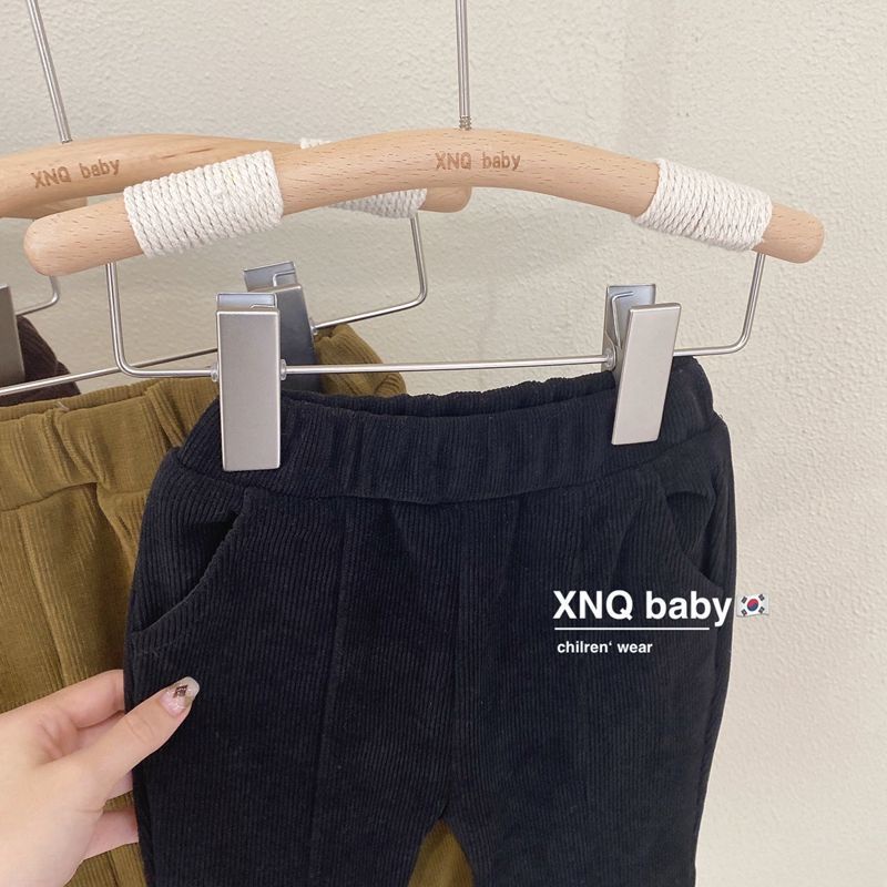 Quần Dài Ống Loe Xẻ Tà Phối Ren Thời Trang Xuân Thu Phong Cách Hàn Quốc Cho Bé Gái