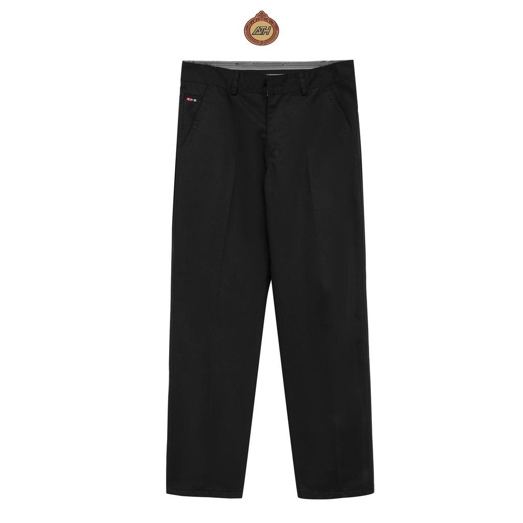 Quần  dài kaki nam trung niên ống suông vải dày cao cấp, phong cách lịch lãm, sang trọng - ATH