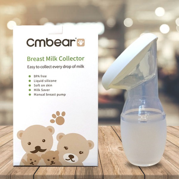 Cốc hứng sữa silicon cho mẹ CM Bear