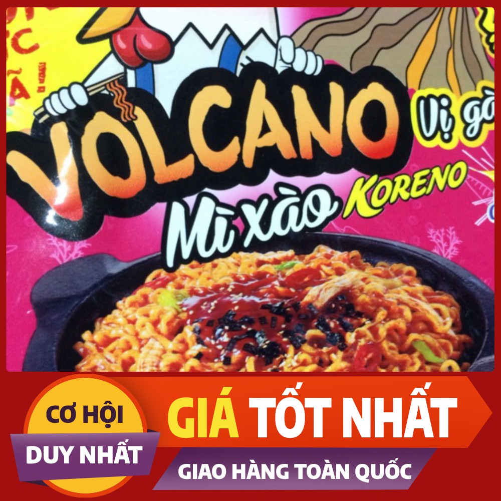 Gói Mì Xào Cay Volcano Koreno Paldo Gà 118g