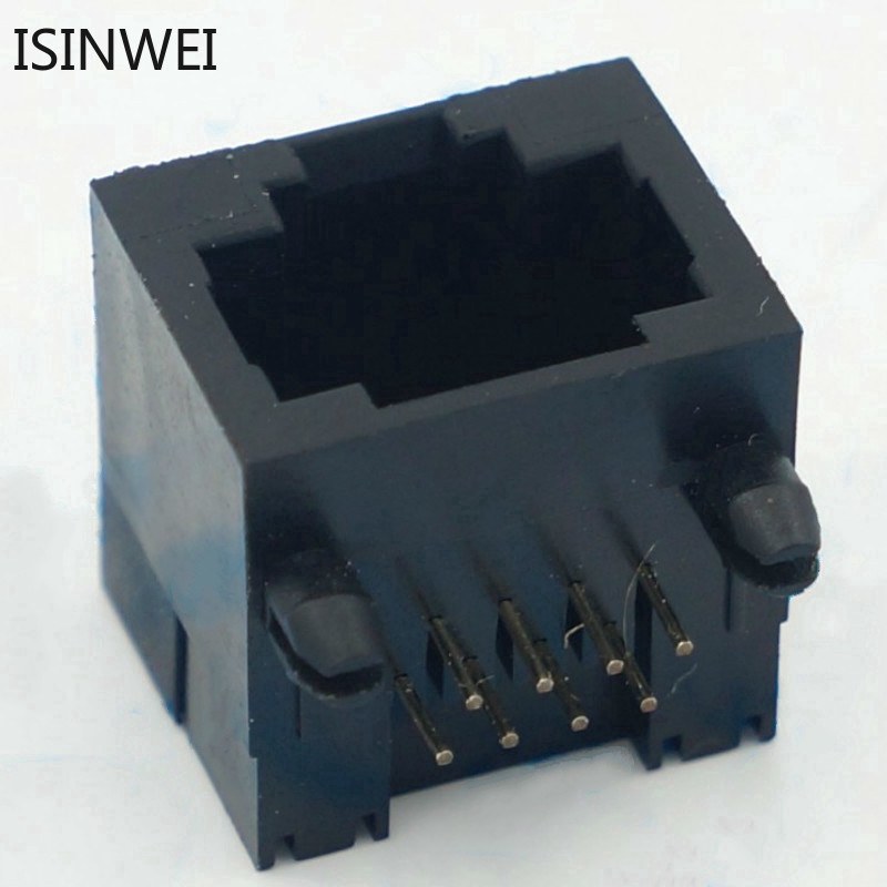 Set 5 cổng cắm RJ45 56 8P8C bằng nhựa gắn cáp mạng