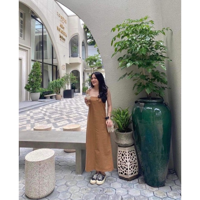 ĐẦM SUÔNG 2 DÂY LINEN