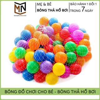 &lt;HOT HOT&gt;set 10 quả bóng nhựa cho bé chơi nhà bóng thả bể bơi