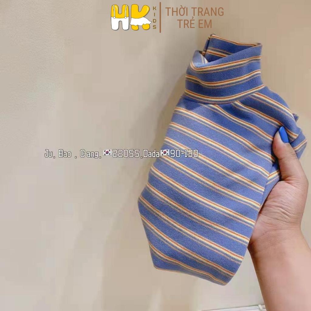 Áo giữ nhiệt cho bé HK KIDS, áo thun/phông dài tay chất cotton dày dặn cho bé trai và gái từ 3 đến 8 tuổi