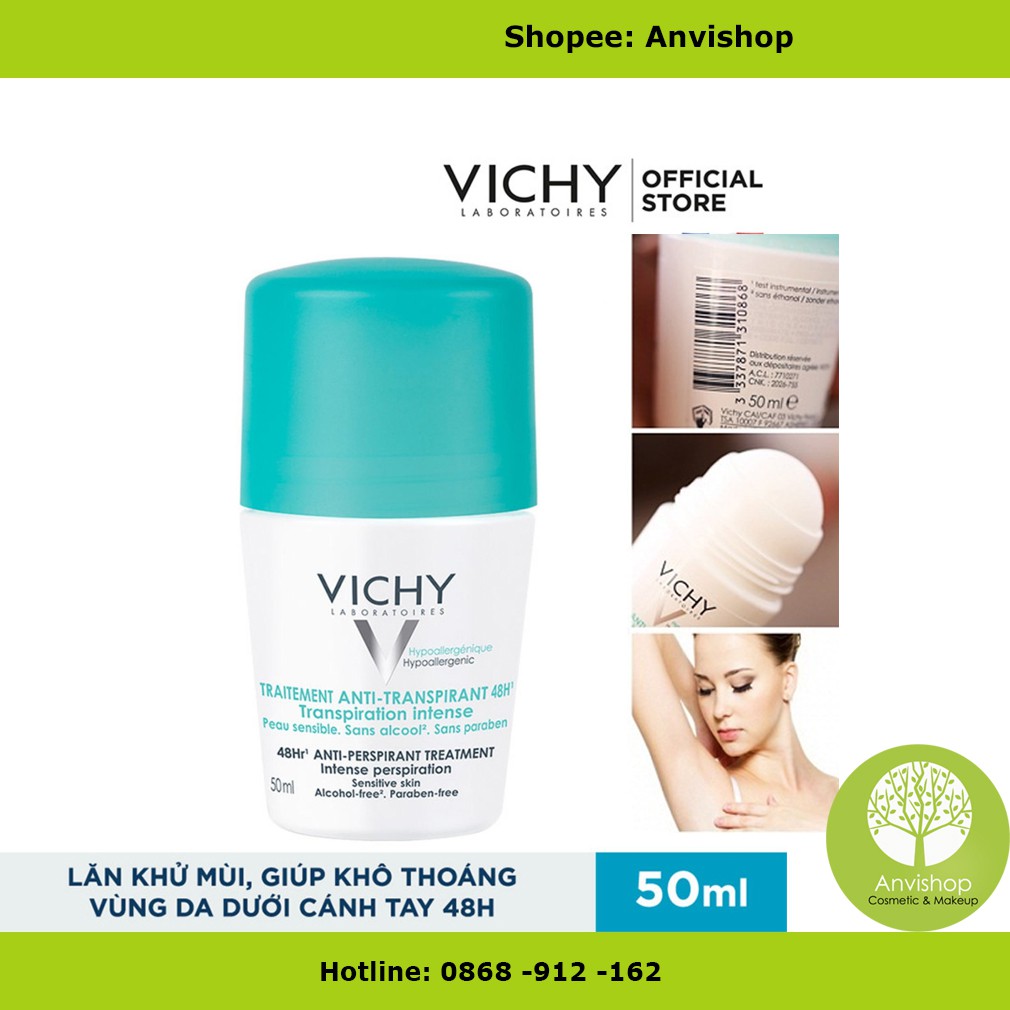 Lăn khử mùi Vichy /Lăn nách khử mùi Vichy có bill