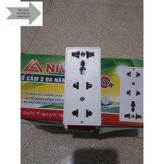 Ổ cắm 3 đa năng cao cấp 3000W