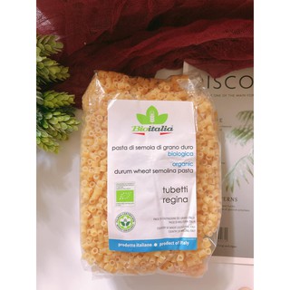 Nui ống hữu cơ ngắn Bioitalia 500gr