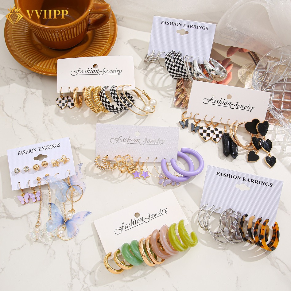 Khuyên Tai Tua Rua Nhiều Màu Sắc Thời Trang Phong Cách Hàn Quốc Cho Nữ