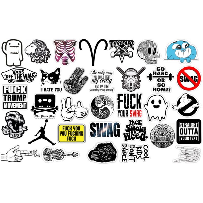 STICKER Dán Vali, xe, barber shop, Mũ bảo hiểm , macbook, đàn, tường... Nhập mã VANG3SP để giảm 15k khi mua từ 3 set