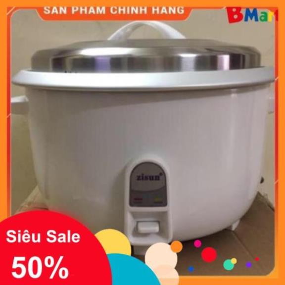 Nồi Cơm Điện Công Nghiệp Zisun 10L- 13L-20L, Hàng chính hãng - Bảo hành 12 tháng  - BM NEW