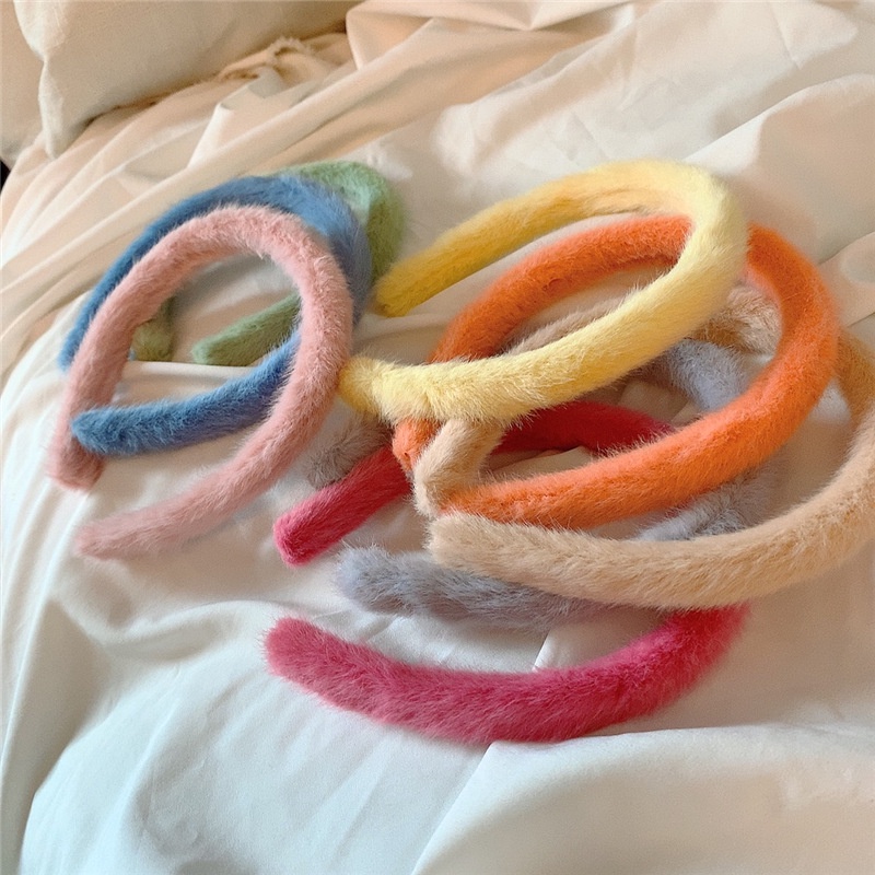 Băng Đô Cài Tóc Bản Rộng Nhiều Màu Phong Cách Hàn Quốc Thời Trang Quyến Rũ Cho Nữ