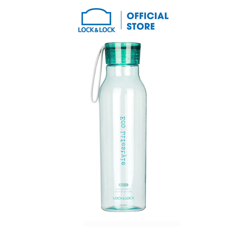[Mã HLLOCK03 giảm 10% tối đa 100K đơn 300K] Bình Đựng Nước Lock&Lock Eco Water Bottle ABF644GRN (550ml)- màu xanh lá