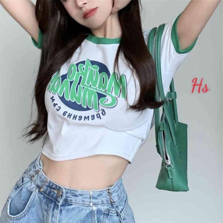 Áo croptop viền nổi MauhoMura HS