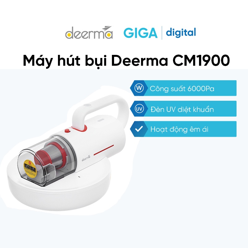 Máy hút bụi diệt khuẩn UV giường nệm sofa Deerma CM1900